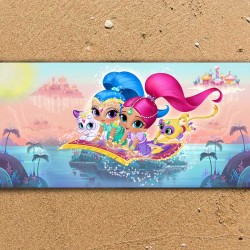 Плажна хавлиена кърпа с 3D дизайн Искрица и Сияйница 5070
