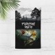 Плажна хавлиена кърпа с 3D дизайн Fishing 12930