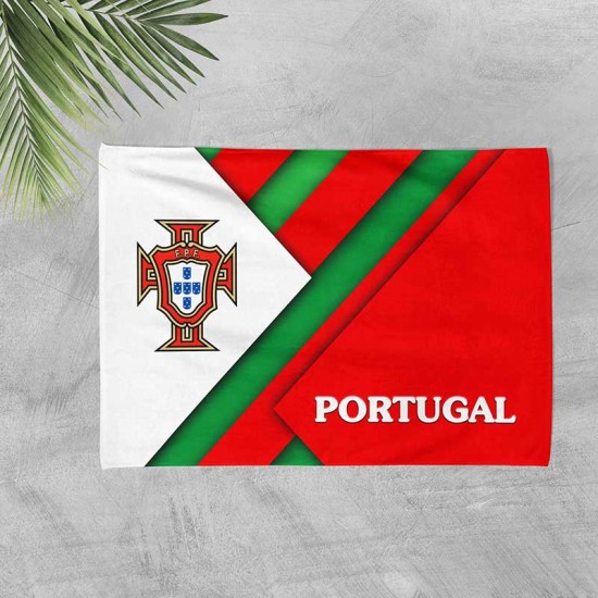 Плажна хавлиена кърпа с 3D дизайн Portugal 11158