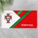 Плажна хавлиена кърпа с 3D дизайн Portugal 11158