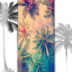 Плажна хавлиена кърпа с 3D дизайн Палми 5042