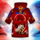Детски халат за баня с качулка и джобове 10969