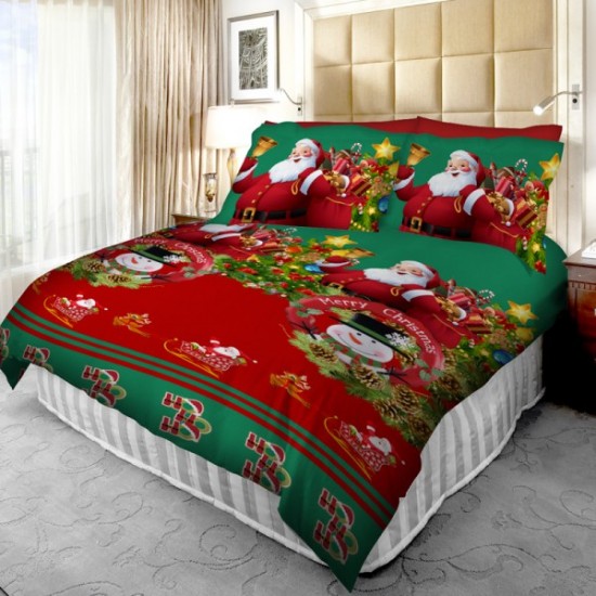 Спално бельо Весела Коледа 3D 7336