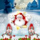 Спално бельо Коледа 3D 7337