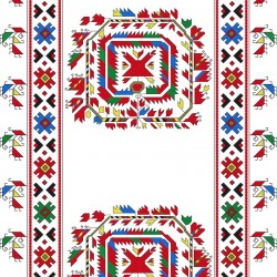 Луксозно спално бельо с фолклорни мотиви 11482
