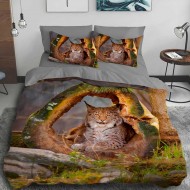 Спално бельо Дива Котка 3D 7024