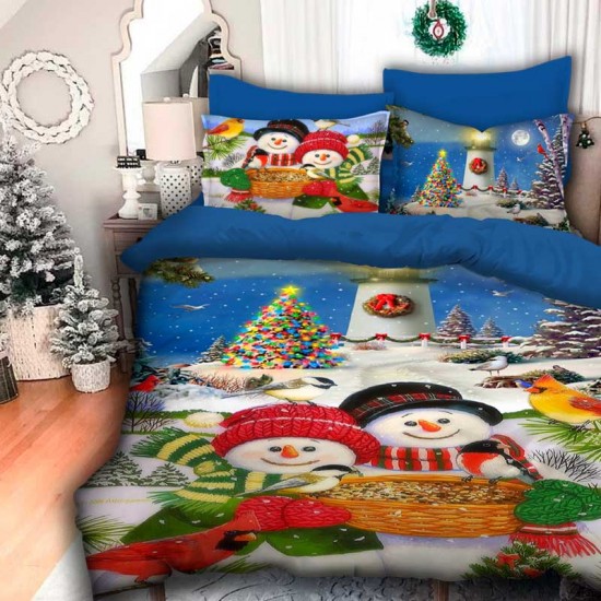 Спално бельо Весела Коледа 3D 12085