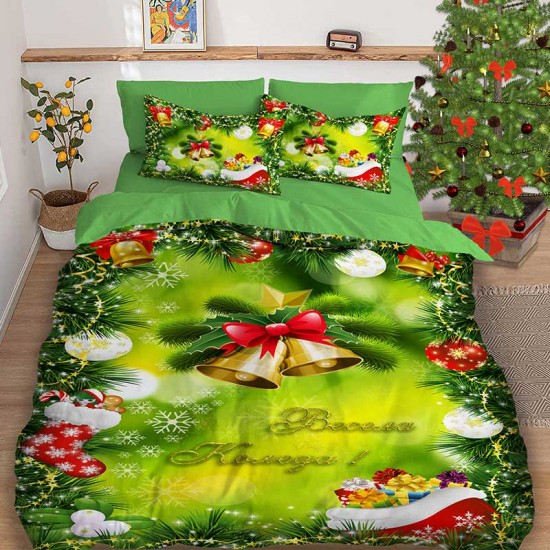 Спално бельо Весела Коледа 3D 9351