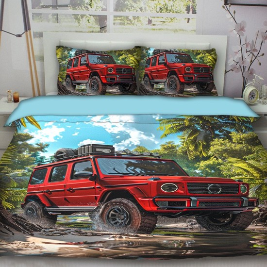 Спално бельо Мерцедес 3D 13029
