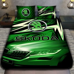 Спално бельо Шкода 3D 5610