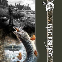 Спално бельо Риболов на щука 3D 7411